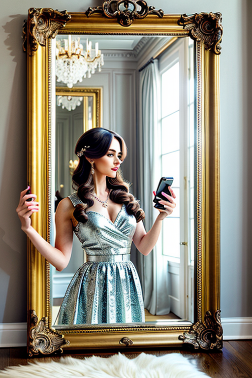 aesthetic mirror selfie girl quotes